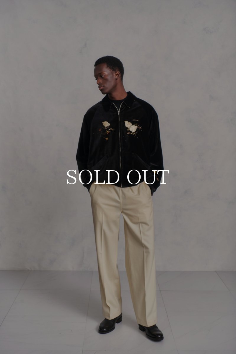 画像13: OLD JOE   STUNNING VELVET SOUVENIR JACKET(Niwatori to Hiyoko) (13)