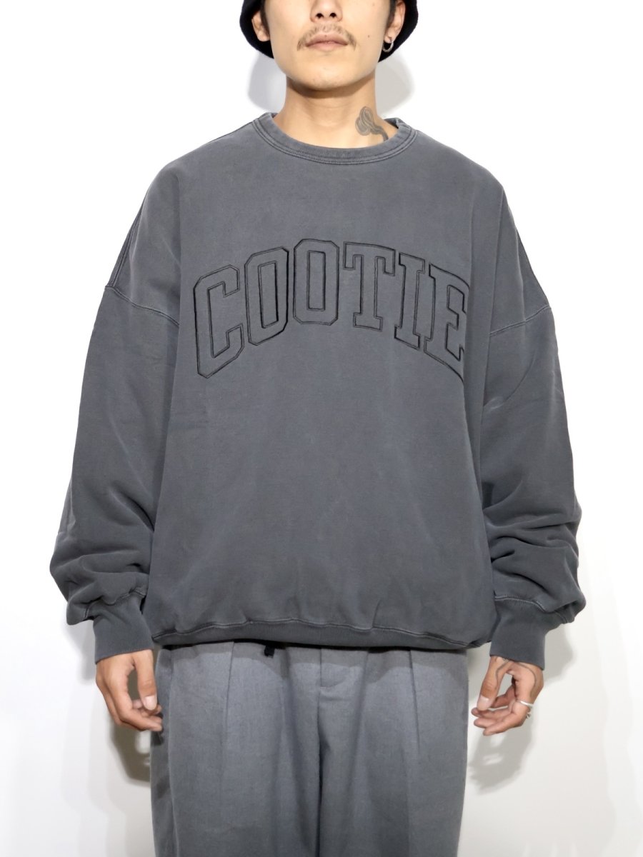 画像3: COOTIE  Pigment Dyed Open End Yarn Sweat Crew (3)