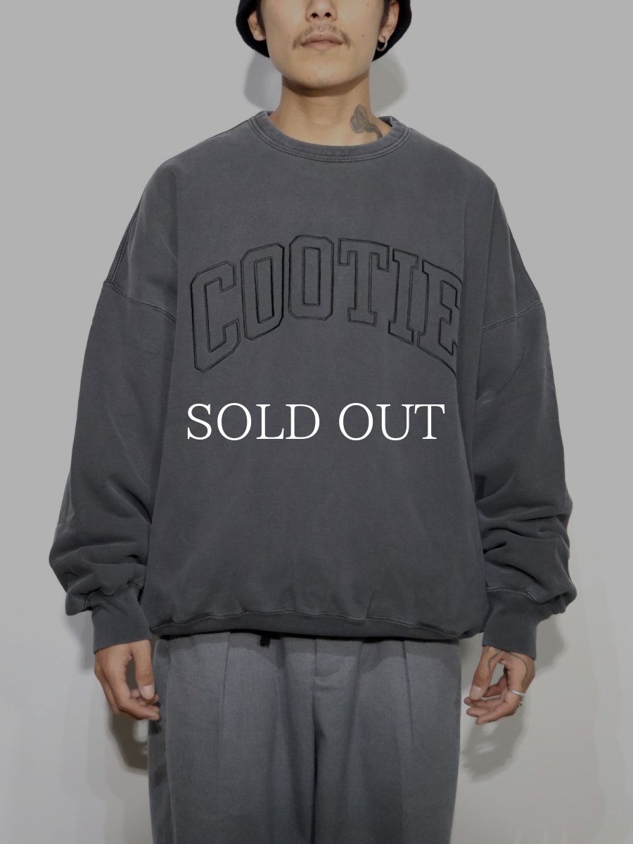 画像3: COOTIE  Pigment Dyed Open End Yarn Sweat Crew (3)