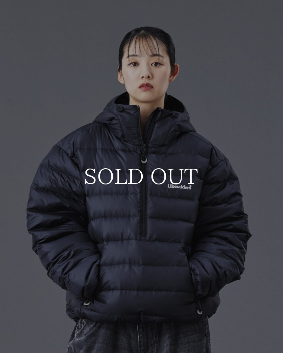 画像5: Liberaiders  DOWN HALF ZIP HOODIE (5)