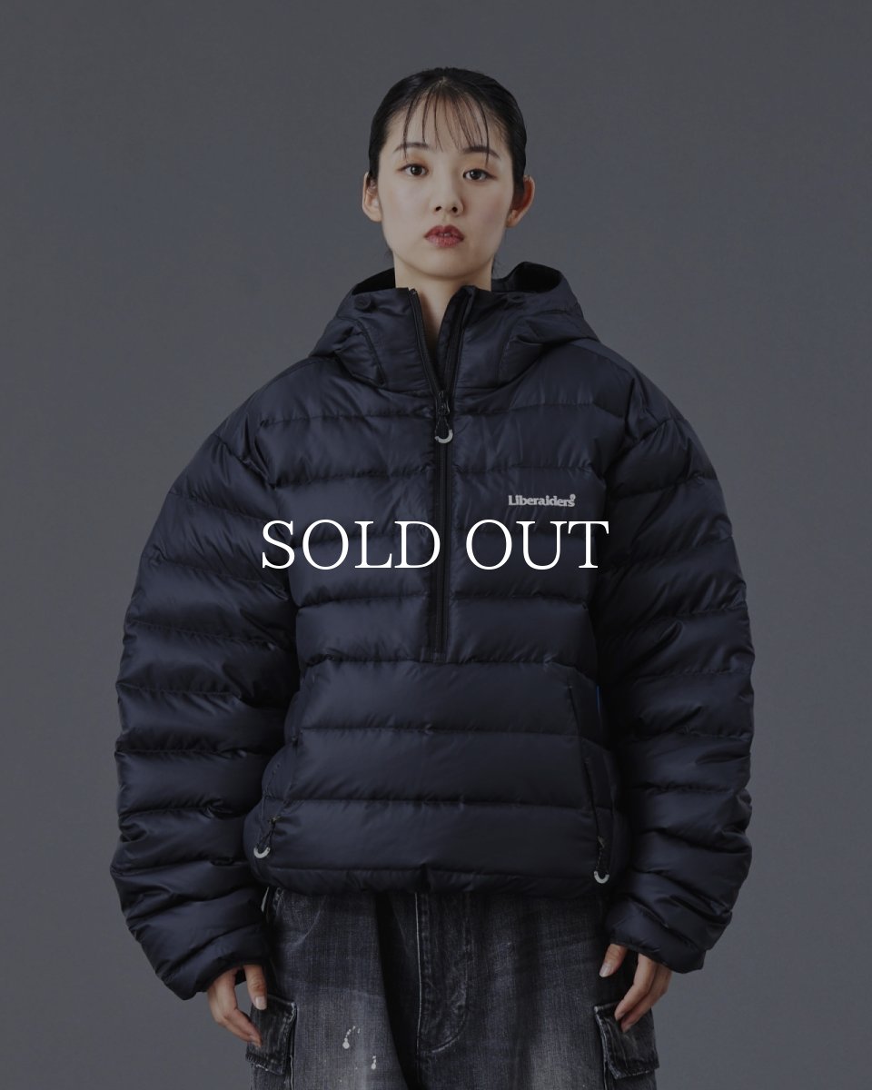 画像6: Liberaiders  DOWN HALF ZIP HOODIE (6)