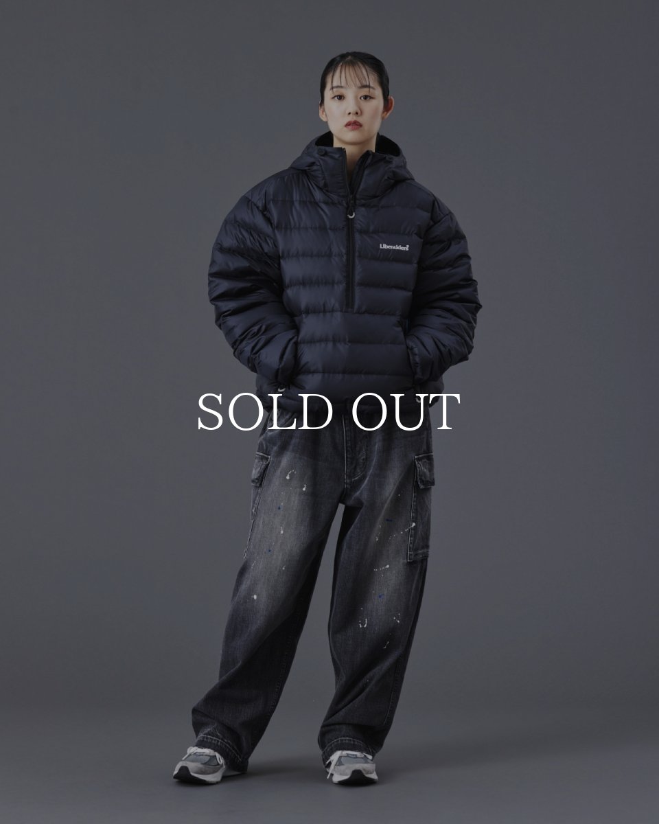 画像8: Liberaiders  DOWN HALF ZIP HOODIE (8)