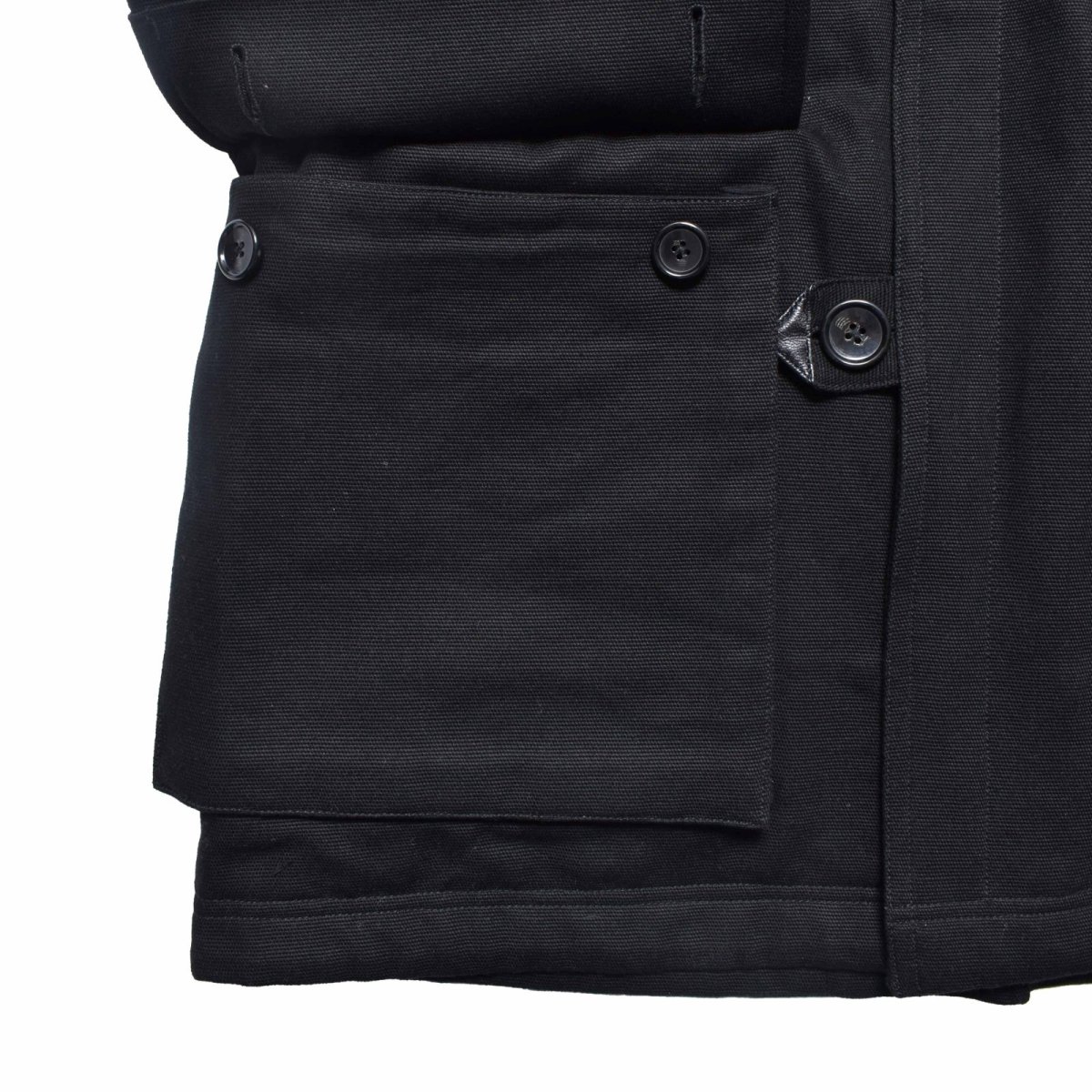 画像11: MINEDENIM  Mouton Collar Duck Military Haif CT (11)