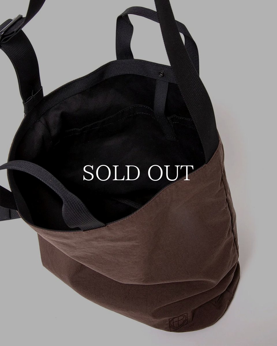 画像2: hobo  2WAY TOTE BAG NYLON OXFORD ONIBEGIE® DYED (2)