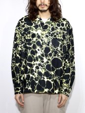 画像2: exodus  ABSTRACT SHATTER OPEN COLLAR SHIRT (2)