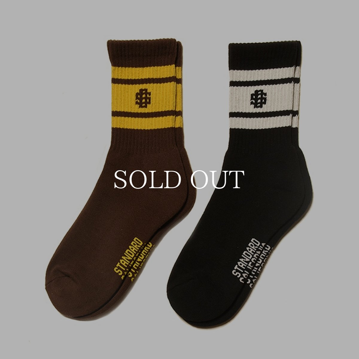 画像1: STANDARD CALIFORNIA  SD Sports Socks-2P Type-2 (1)