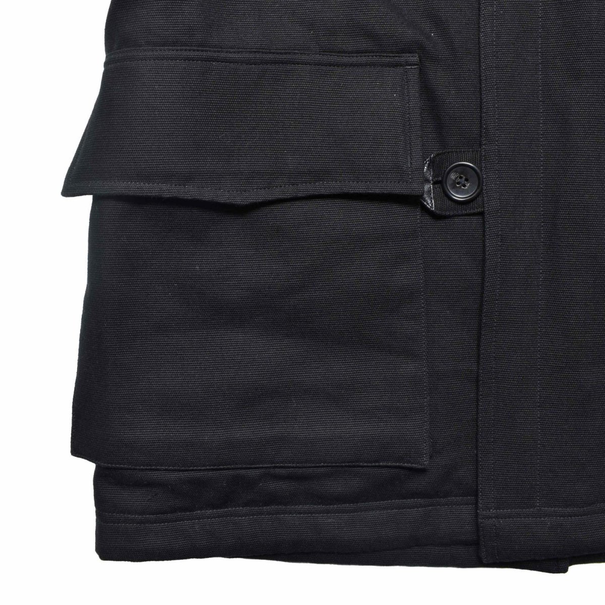 画像10: MINEDENIM  Mouton Collar Duck Military Haif CT (10)