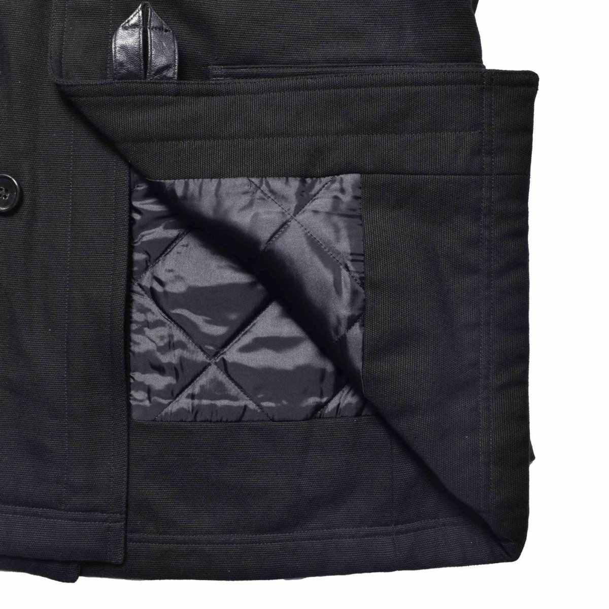 画像12: MINEDENIM  Mouton Collar Duck Military Haif CT (12)