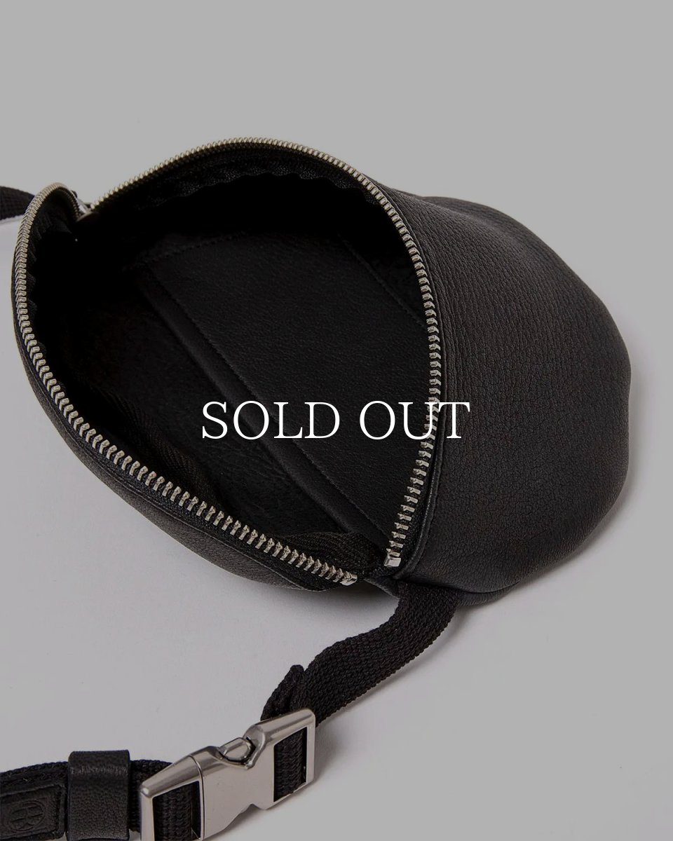 画像2: hobo  WAIST POUCH DEER LEATHER (2)