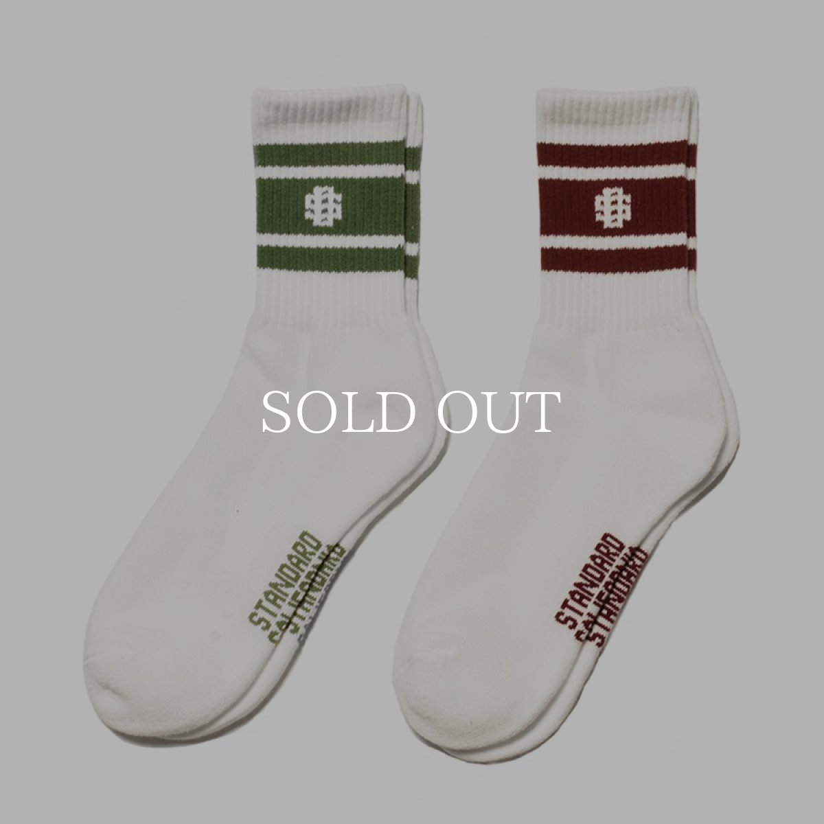 画像1: STANDARD CALIFORNIA  SD Sports Socks-2P (1)