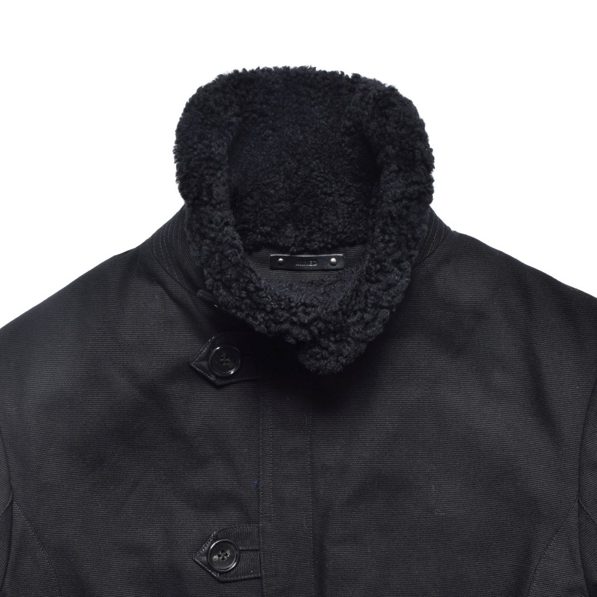 画像5: MINEDENIM  Mouton Collar Duck Military Haif CT (5)