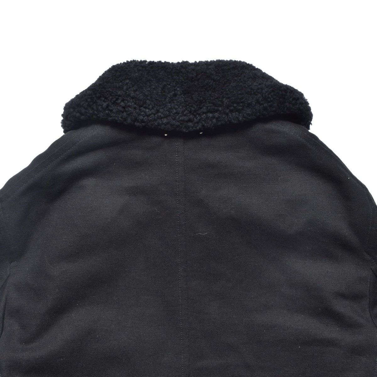 画像6: MINEDENIM  Mouton Collar Duck Military Haif CT (6)