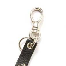 画像3: CALEE  STUDS LEATHER LONG KEY RING (3)