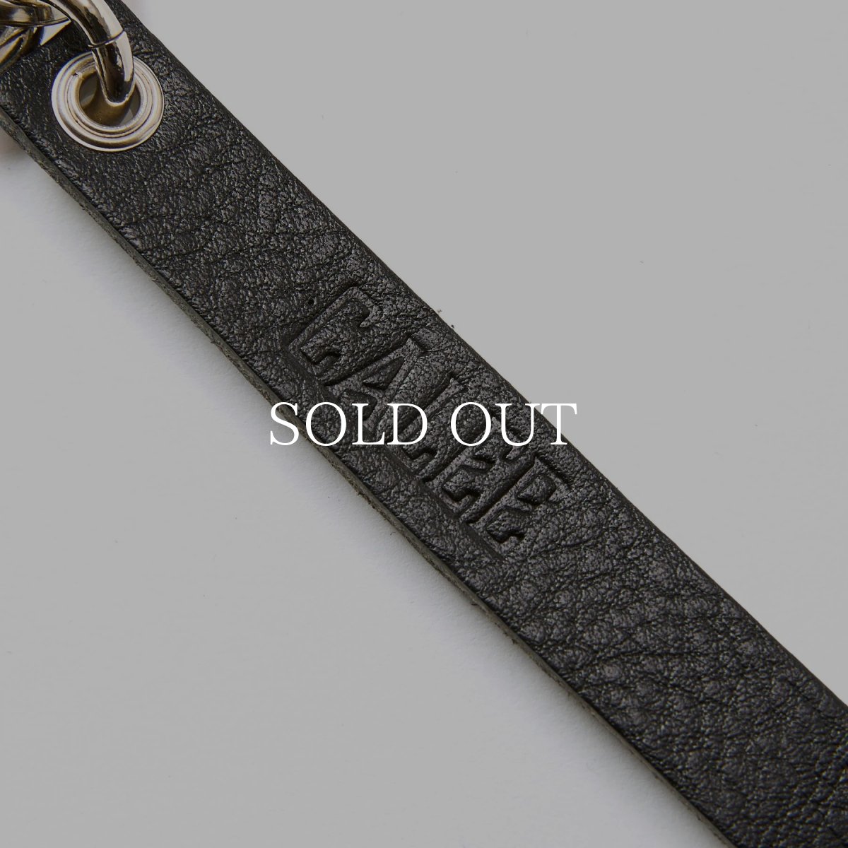 画像5: CALEE  STUDS LEATHER LONG KEY RING (5)