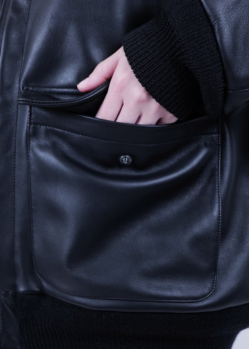 画像11: APPLEBUM  A-2 Leather Jacket (11)