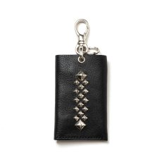 画像1: CALEE  STUDS LEATHER KEY CASE (1)