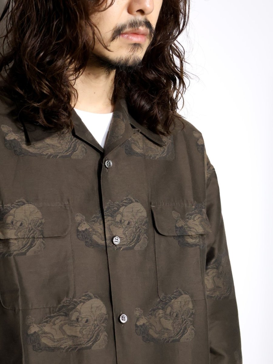 画像3: exodus  AMATOKO OPEN COLLAR SHIRT (3)