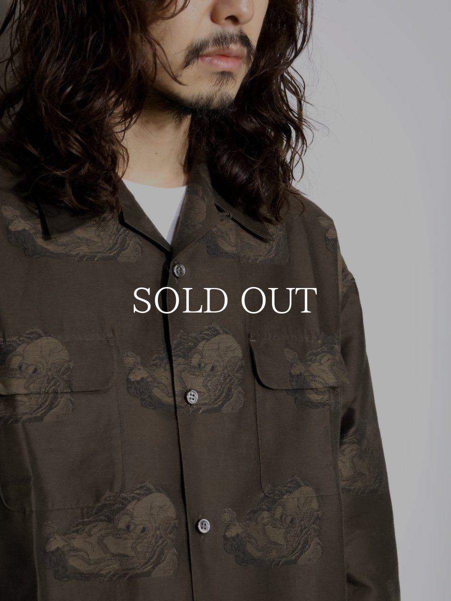 画像3: exodus  AMATOKO OPEN COLLAR SHIRT (3)