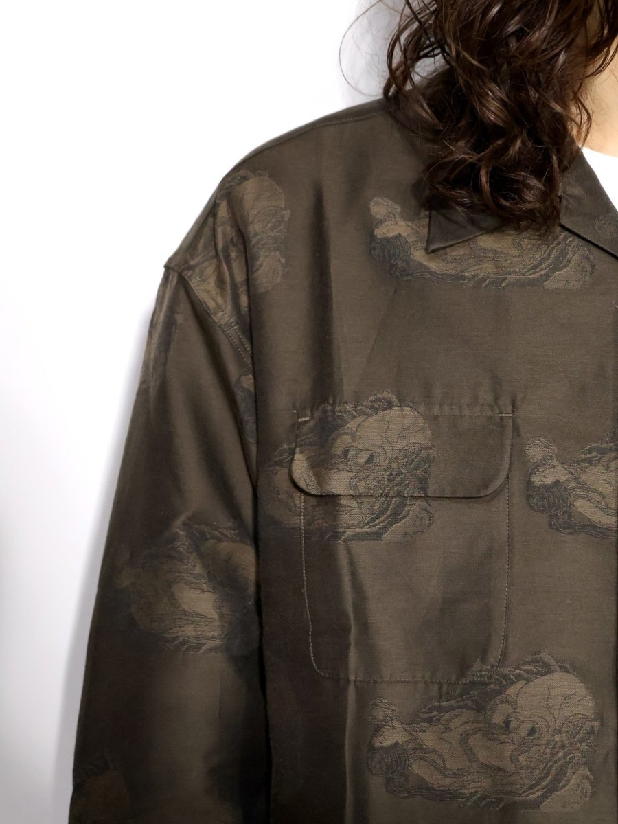 画像4: exodus  AMATOKO OPEN COLLAR SHIRT (4)