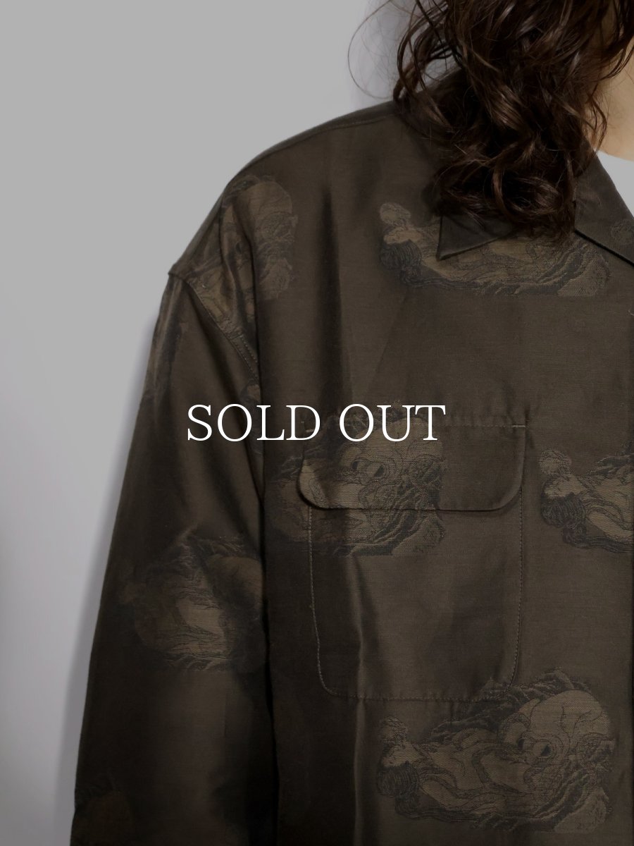 画像4: exodus  AMATOKO OPEN COLLAR SHIRT (4)