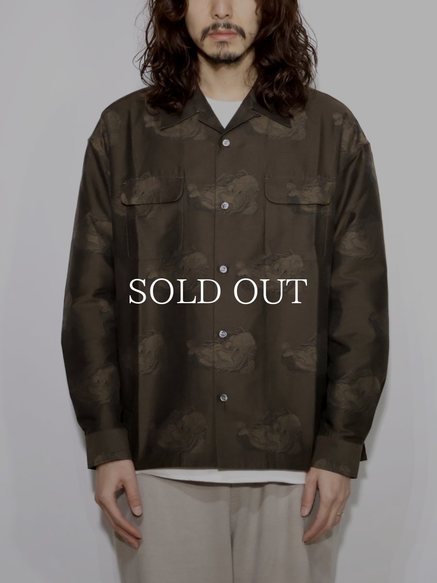 画像2: exodus  AMATOKO OPEN COLLAR SHIRT (2)