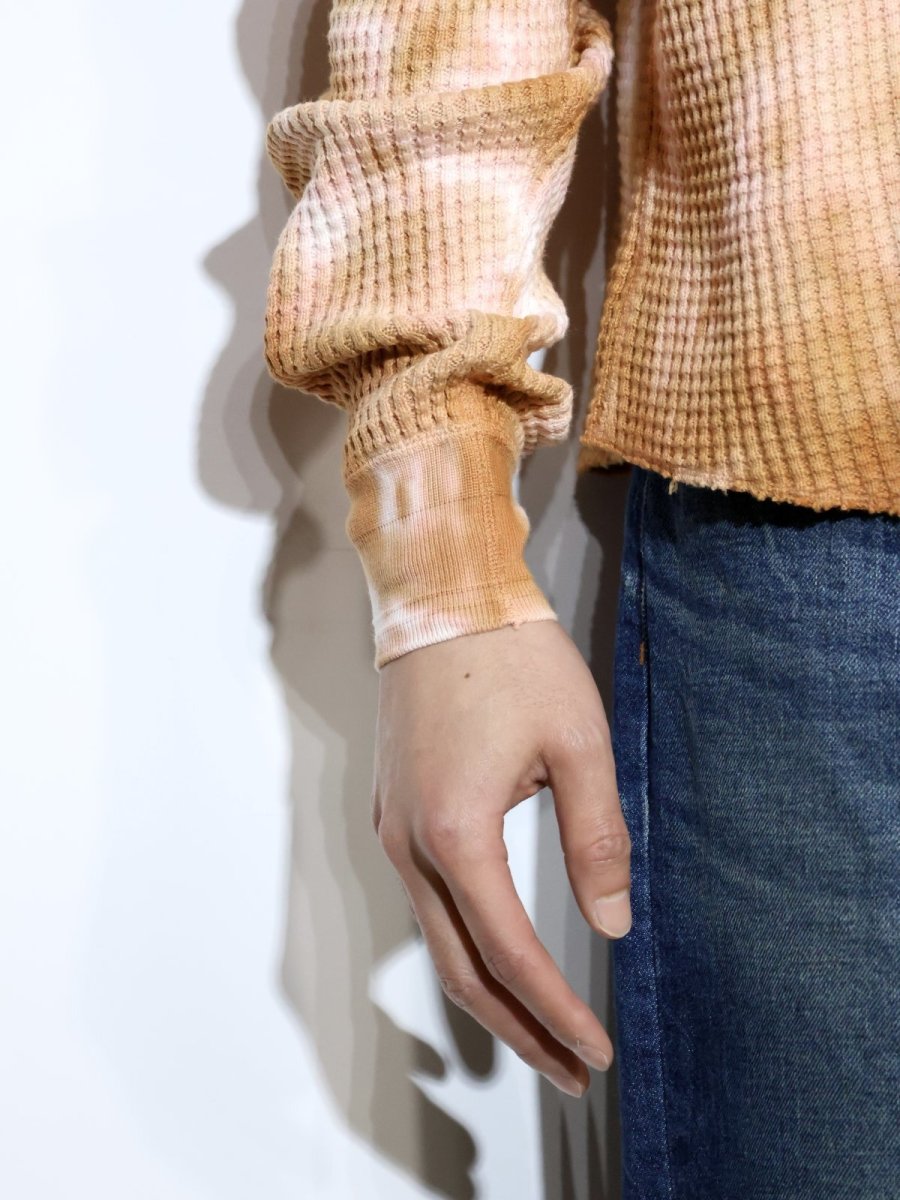 画像4: exodus  TIE DYE ORIENTAL HENRY NECK SHIRT (4)