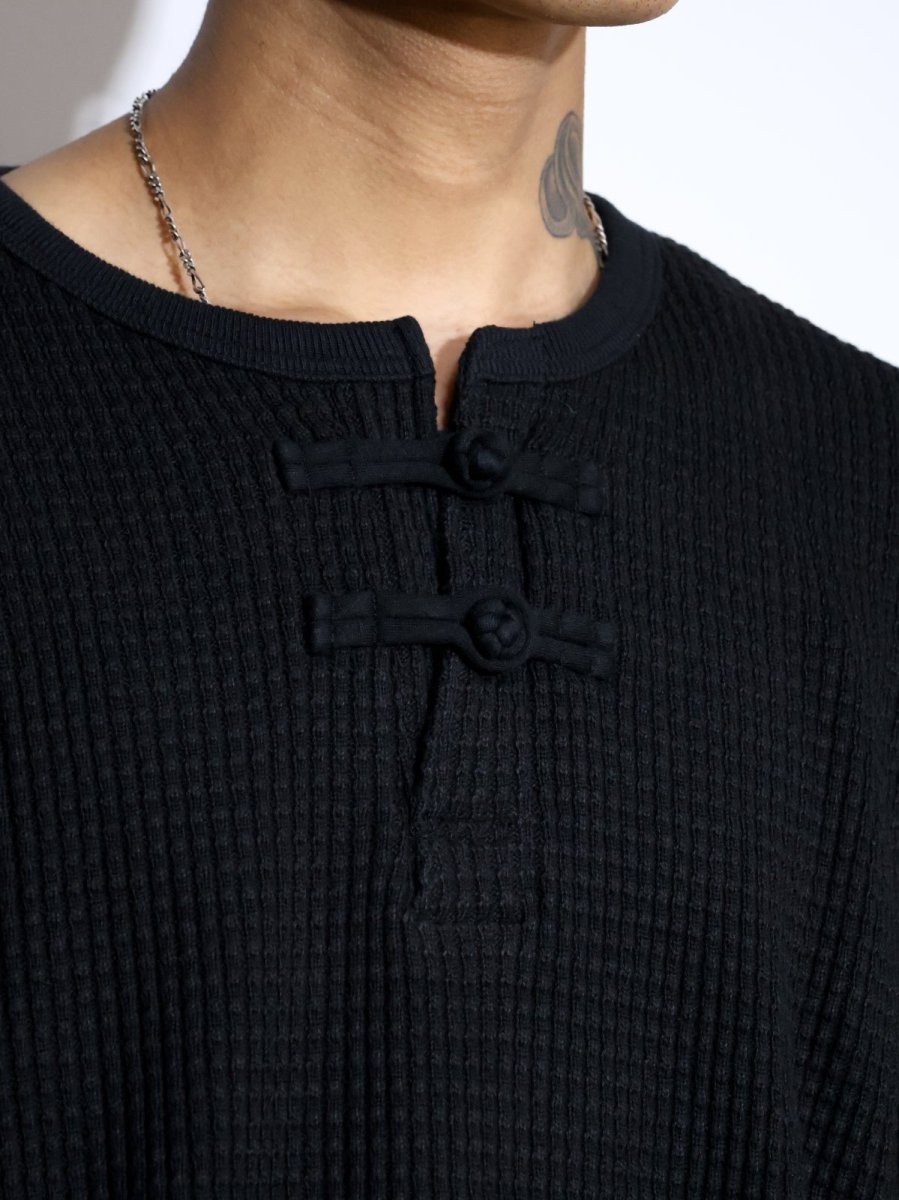 画像3: exodus  ORIENTAL HENRY NECK SHIRT (3)