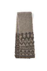 画像1: OLD JOE   NORDIC HAND SWEATER SCARF (1)