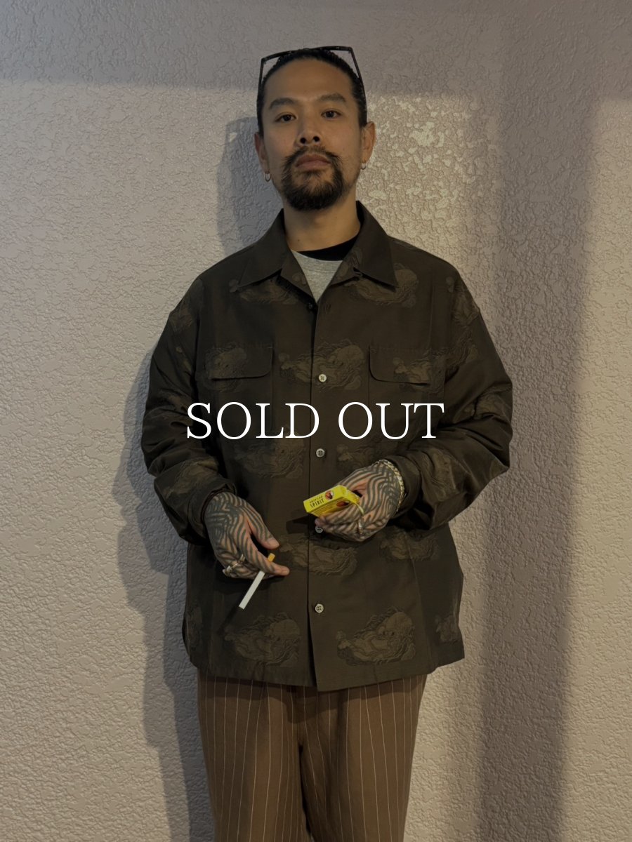 画像6: exodus  AMATOKO OPEN COLLAR SHIRT (6)