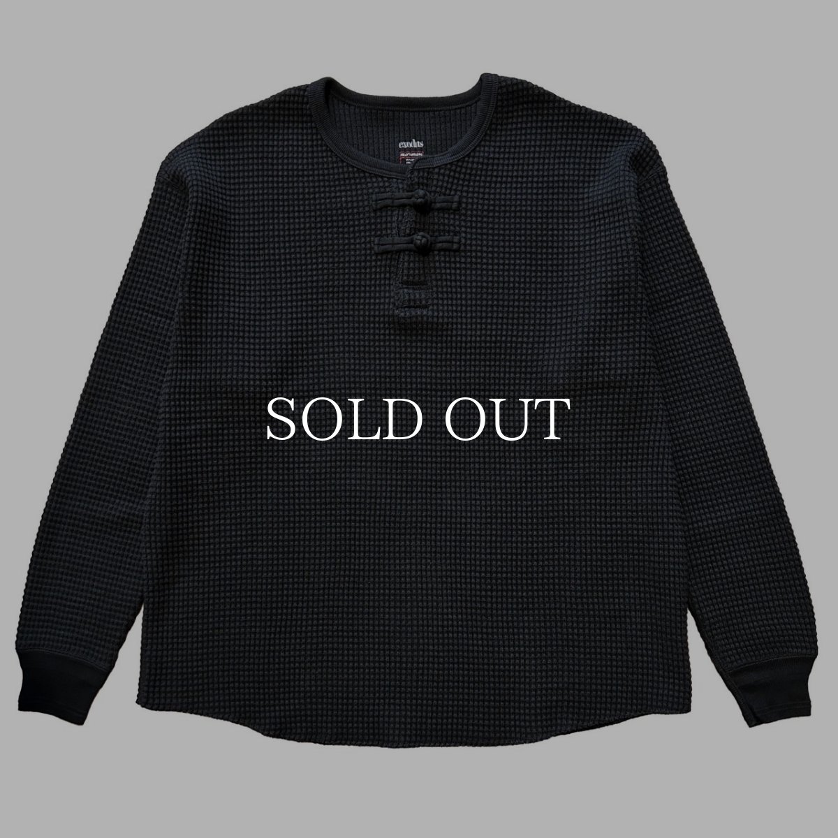 画像1: exodus  ORIENTAL HENRY NECK SHIRT (1)