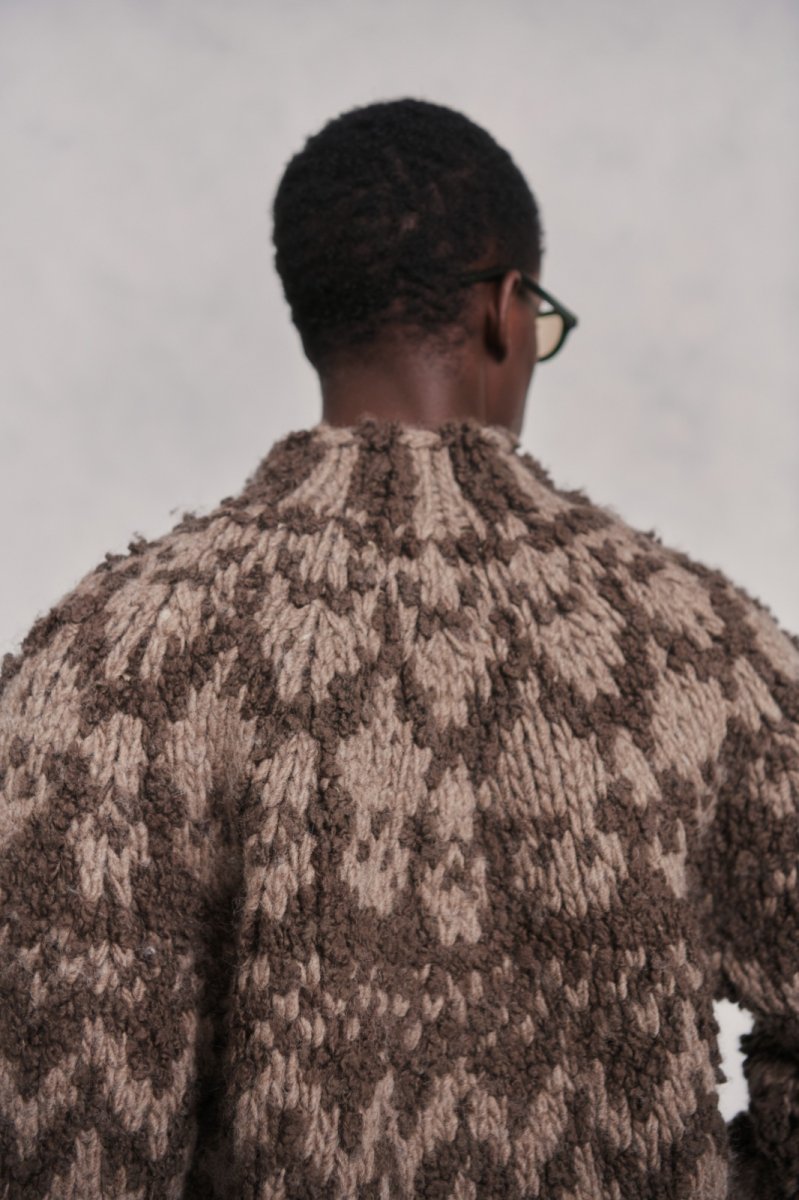 画像10: OLD JOE   NORDIC PATTERN HAND SWEATER (10)