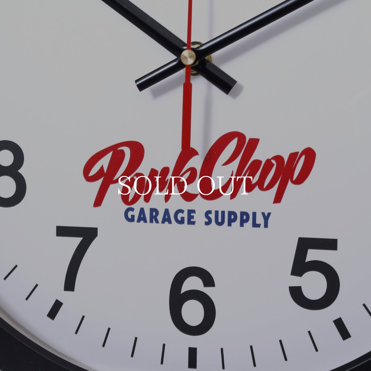 画像3: PORKCHOP GARAGE SUPPLY  SCRIPT WALL CLOCK (3)