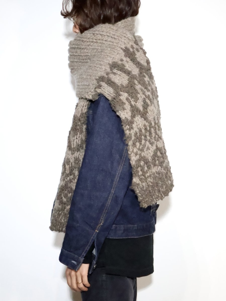 画像3: OLD JOE   NORDIC HAND SWEATER SCARF (3)