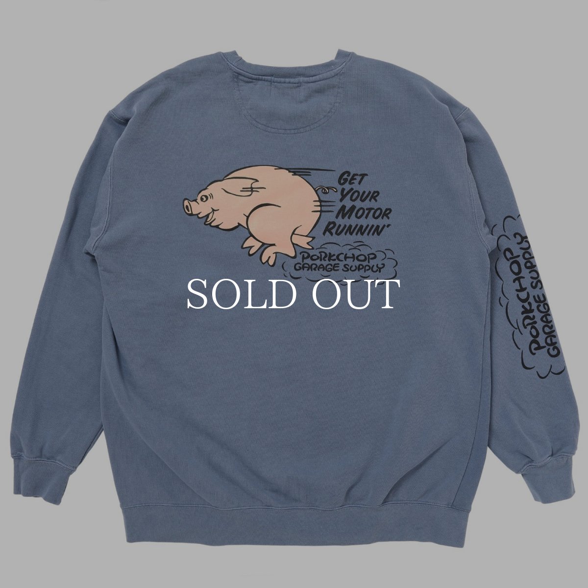 画像6: PORKCHOP GARAGE SUPPLY  RUNNING LOGO SWEAT (6)