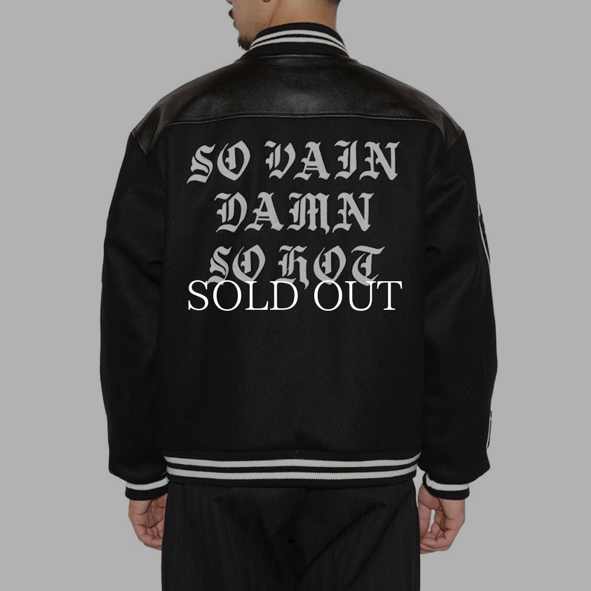 画像4: CALEE  WOOL MELTON STADIUM JUMPER ＜S.V.D.S.H＞ (4)