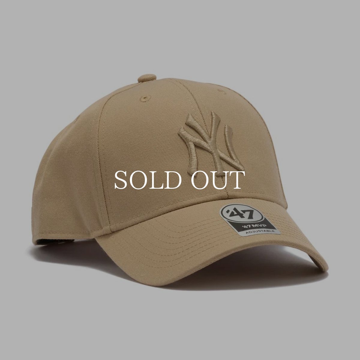 画像3: '47  '47 エムブイピー ニューヨーク・ヤンキース スナップバック Tonal Color カーキ トナルカラー (3)