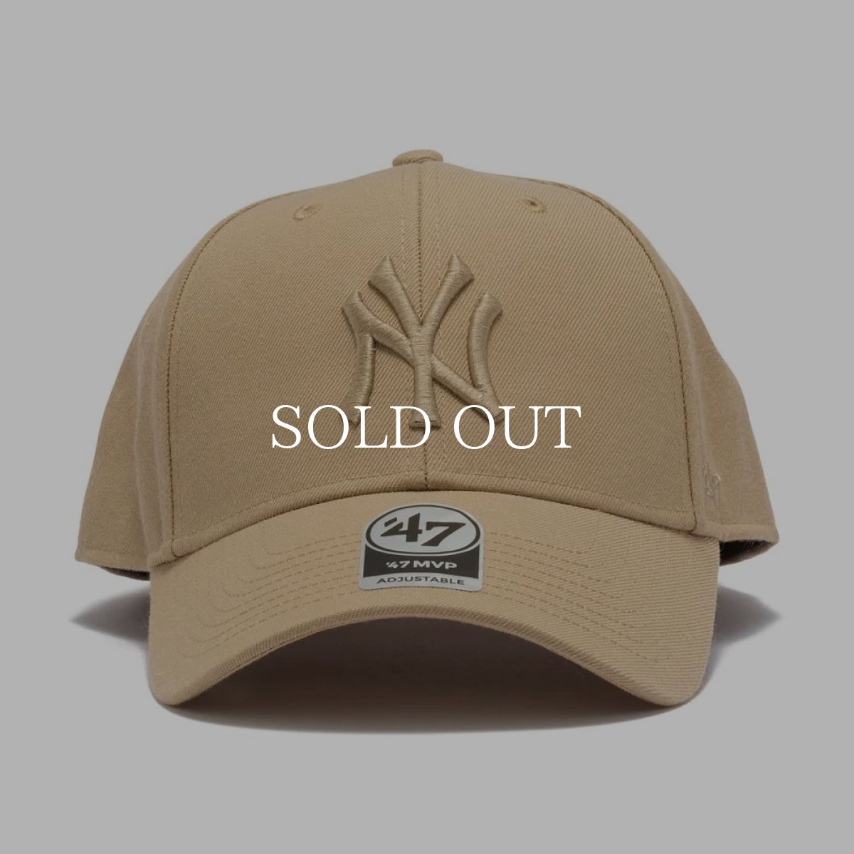 画像2: '47  '47 エムブイピー ニューヨーク・ヤンキース スナップバック Tonal Color カーキ トナルカラー (2)