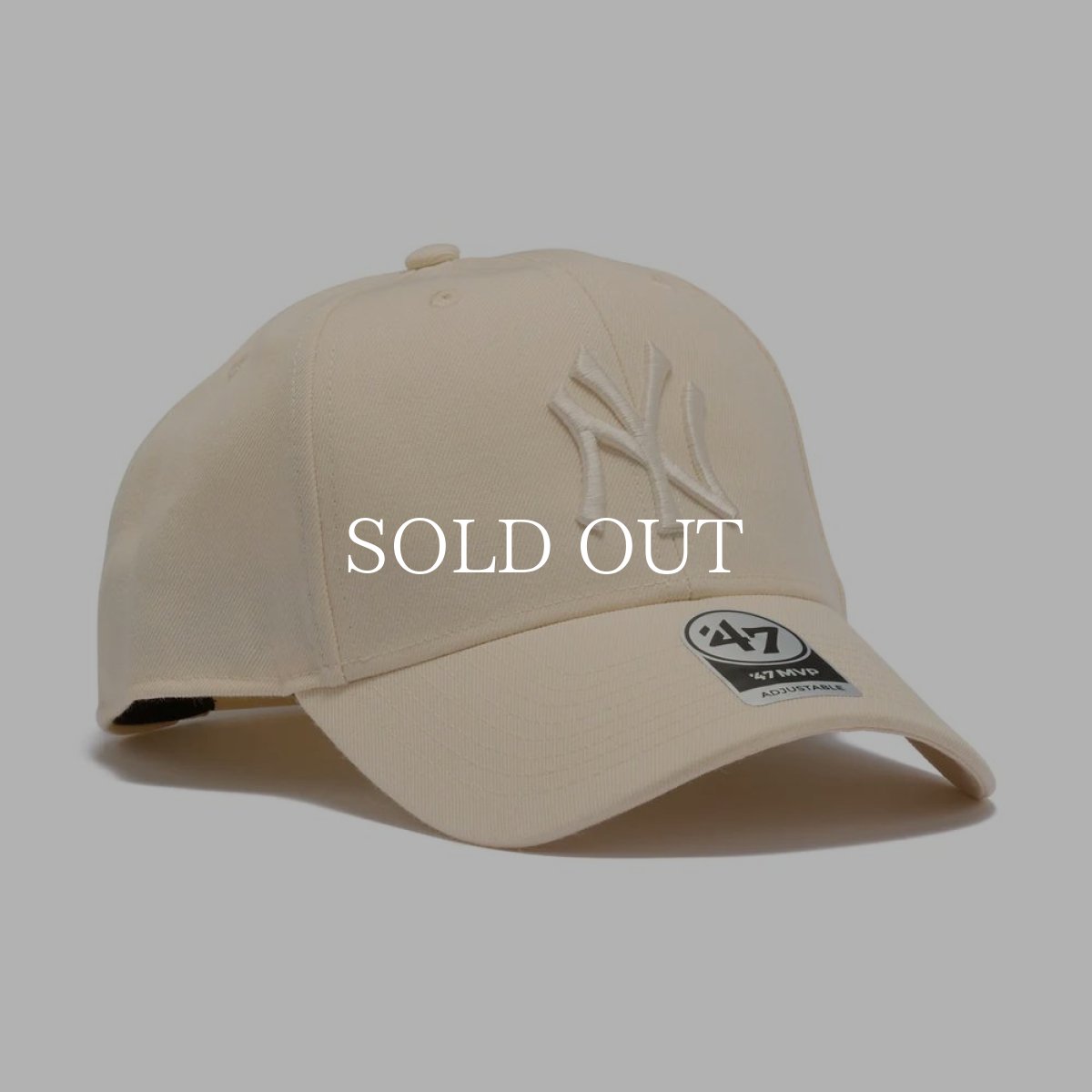 画像3: '47  '47 エムブイピー ニューヨーク・ヤンキース スナップバック Tonal Color ナチュラル トナルカラー (3)