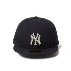 画像3: NEW ERA  59FIFTY Rhinestone Badge ラインストーンバッジ ニューヨーク・ヤンキース ネイビー (3)