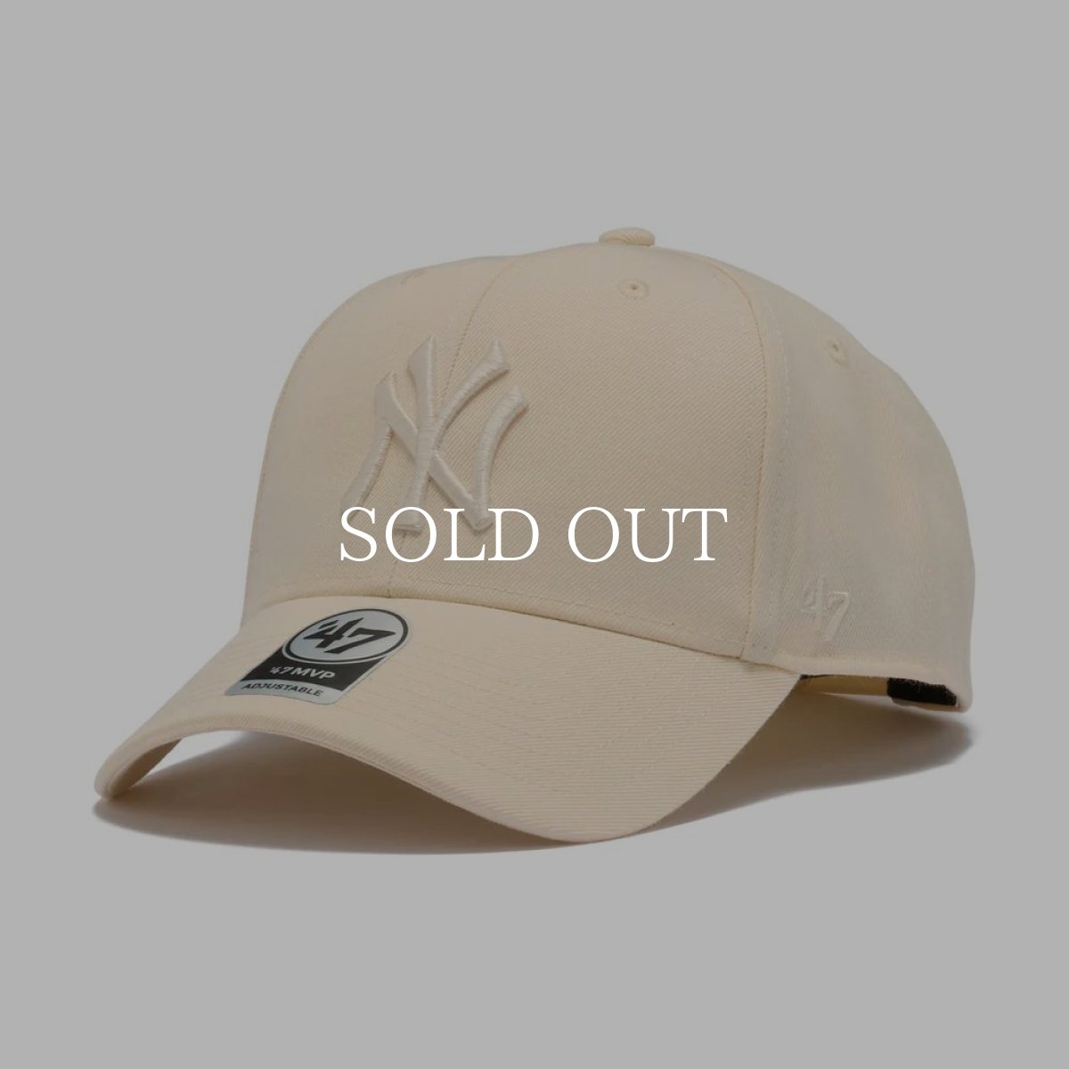 画像1: '47  '47 エムブイピー ニューヨーク・ヤンキース スナップバック Tonal Color ナチュラル トナルカラー (1)