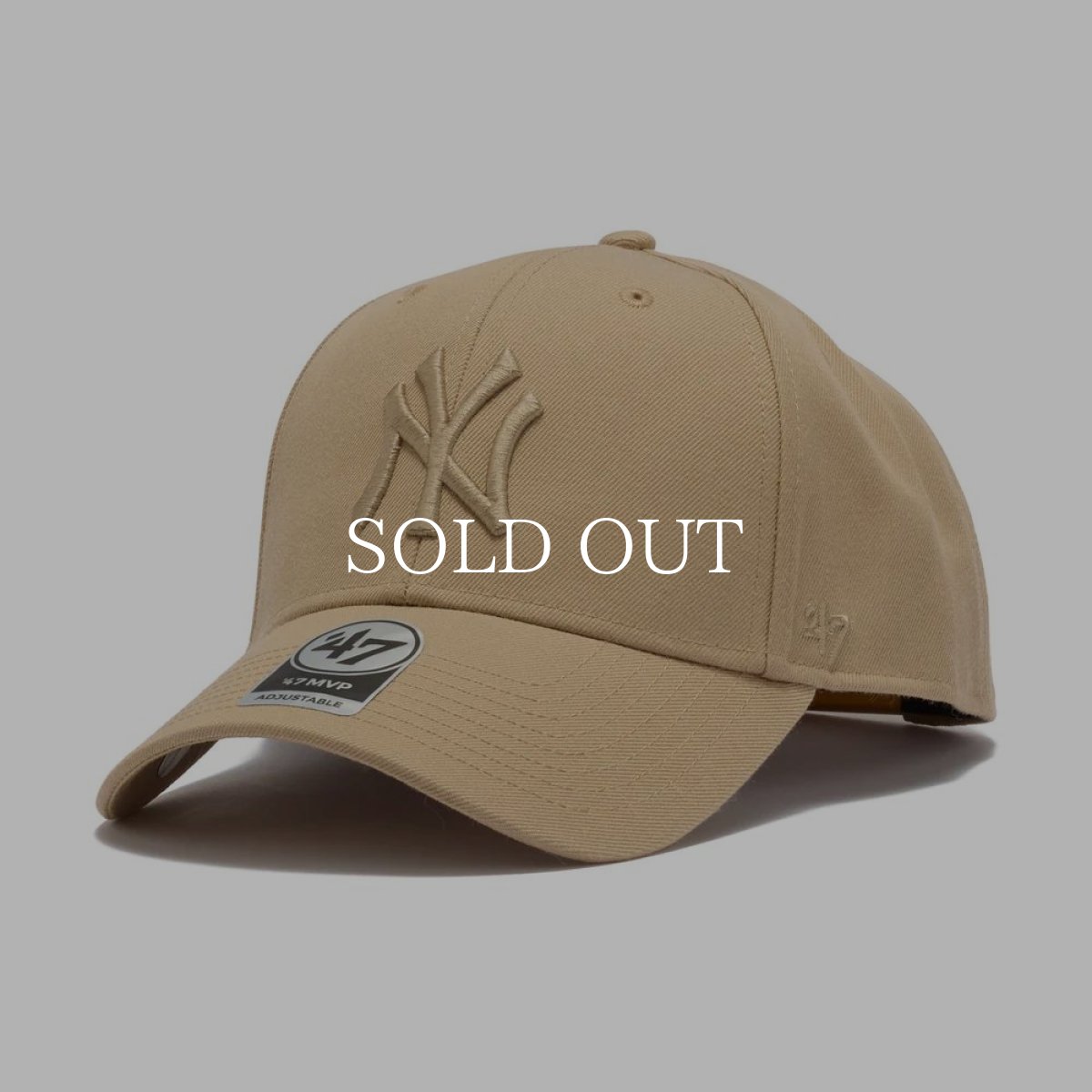 画像1: '47  '47 エムブイピー ニューヨーク・ヤンキース スナップバック Tonal Color カーキ トナルカラー (1)