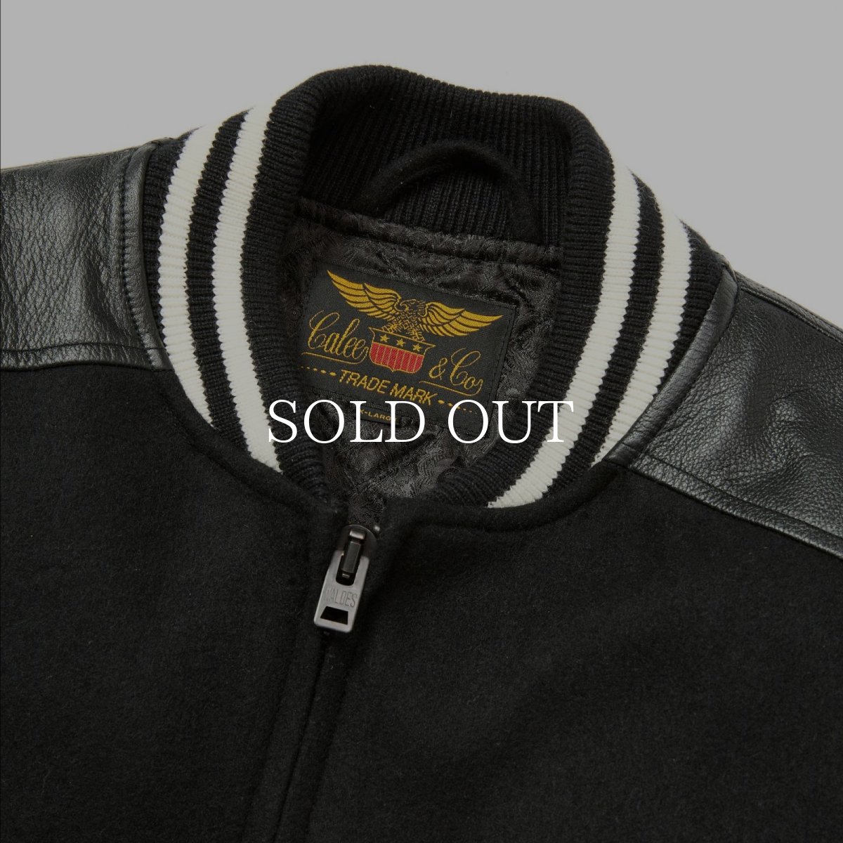 画像4: CALEE  WOOL MELTON STADIUM JUMPER (4)