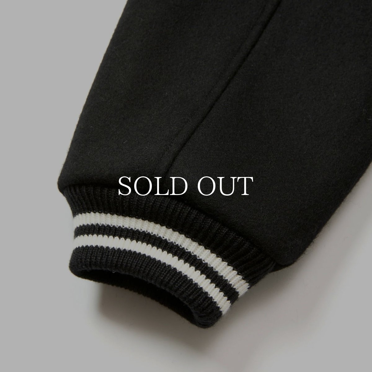 画像10: CALEE  WOOL MELTON STADIUM JUMPER (10)