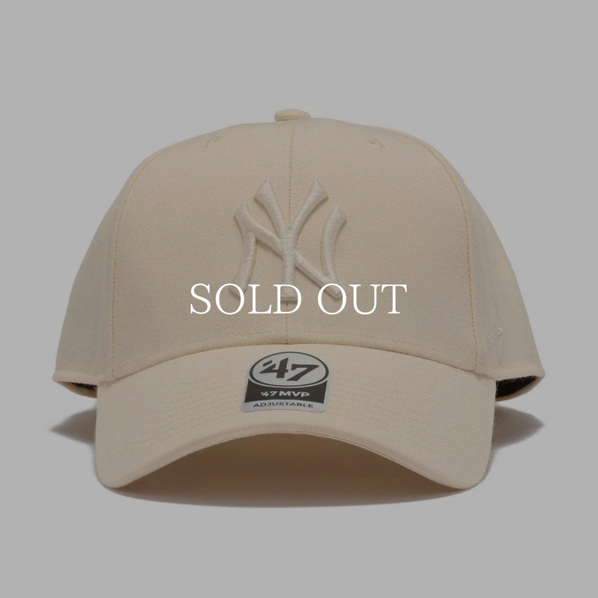 画像2: '47  '47 エムブイピー ニューヨーク・ヤンキース スナップバック Tonal Color ナチュラル トナルカラー (2)