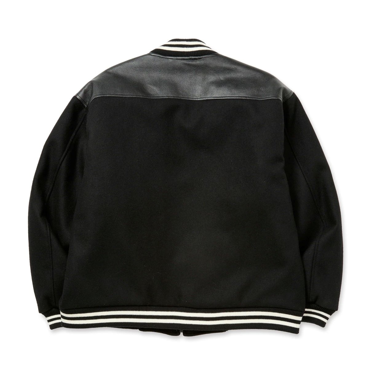 画像2: CALEE  WOOL MELTON STADIUM JUMPER (2)