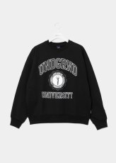 画像1: APPLEBUM  “UNDERGROUND UNIVERSITY” Crew Sweat (1)