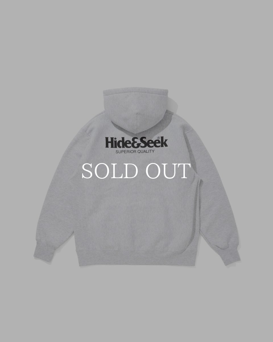 画像1: HideandSeek  Logo Hooded Sweat Shirt-2 (1)