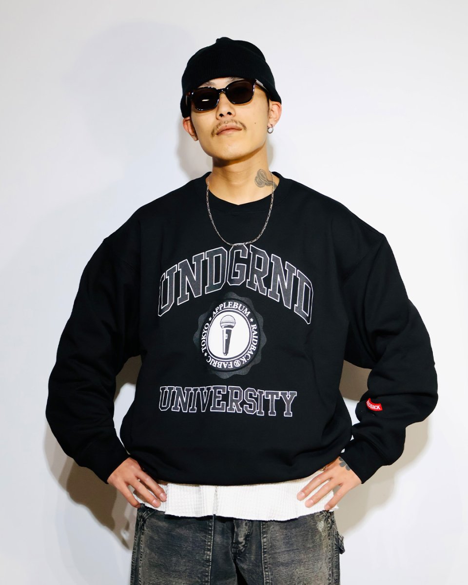 画像3: APPLEBUM  “UNDERGROUND UNIVERSITY” Crew Sweat (3)