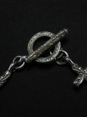 画像2: ANTIDOTE BUYERS CLUB   Ornament Cross Link Bracelet (2)