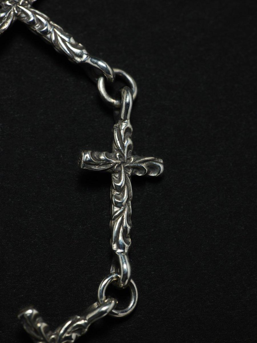 画像3: ANTIDOTE BUYERS CLUB   Ornament Cross Link Bracelet (3)